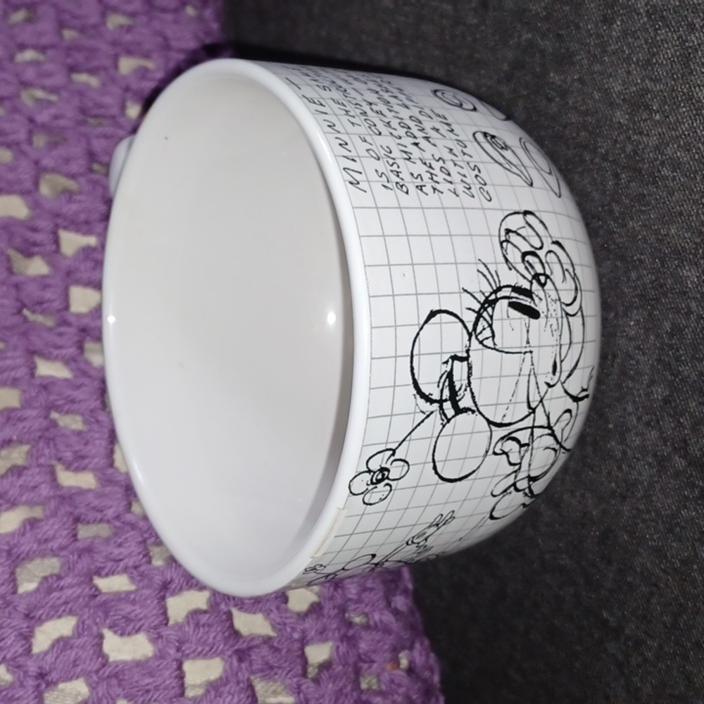 Minnie Mouse sketchbook soup mug (101923C).